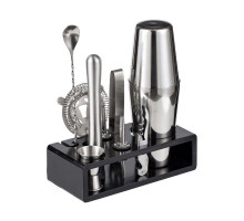 Набір для бару з підставкою Youchen MC-H10 700/600 мл 10 предметів Хром (2642832303)