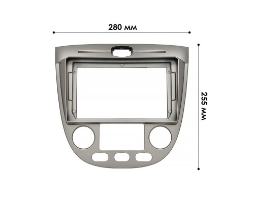Перехідна рамка No Brand 9" Buick Excelle HRV 2004-2008 Chevrolet Lacetti 2004-2013 Nubira 2004-2008 Auto AC (12374-74126)