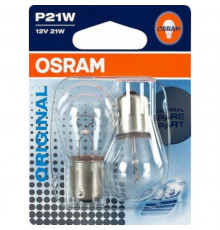 Автолампа ук. OSRAM 7506-02B P21W 12V BA15s 10X2