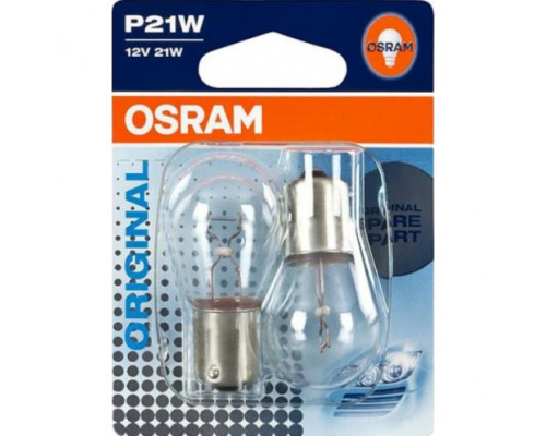 Автолампа ук. OSRAM 7506-02B P21W 12V BA15s 10X2 Автолампа ук. OSRAM 7506-02B P21W 12V BA15s 10X2