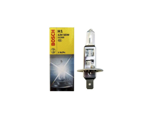 Автолампа BOSCH Pure Light H1 55W 12V P14,5s (1987302011) Автолампа BOSCH Pure Light H1 55W 12V P14,5s (1987302011)