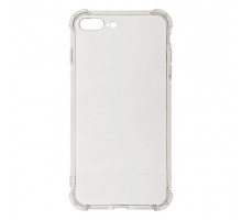 Силіконовий протиударний чохол панель + скло 9Н на Iphone 7/8/SE прозорий Case (4634564564)