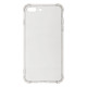 Силіконовий протиударний чохол панель + скло 9Н на Iphone 7/8/SE прозорий Case (4634564564)