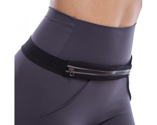 Сумка на пояс для бігу RunBag Вологостійка Black (3653153)