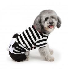 Костюм для собак Taotaopets Panda XS Чорно-білий (6220-20431)