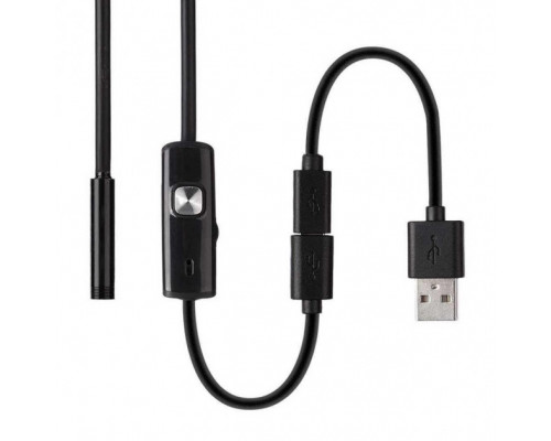 Цифровий Ендоскоп Камера ZCF камера завтовшки 7 мм USB/micro USB з підсвічуванням з кабелем 5 м (51087455) Цифровий Ендоскоп Камера ZCF камера завтовшки 7 мм USB/micro USB з підсвічуванням з кабелем 5 м (51087455)