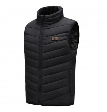 Жилетка з підігрівом Lesko M01-9S 4XL Black