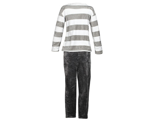 Жіноча піжама Lesko Zebra L Gray-White Жіноча піжама Lesko Zebra L Gray-White