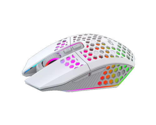 Мишка бездротова ігрова безшумна з підсвіткою Sundy X801 White Мишка бездротова ігрова безшумна з підсвіткою Sundy X801 White