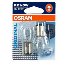 Автолампа ук. OSRAM 7528-02B P21/5W 12V BAY15d 10X2 Blister