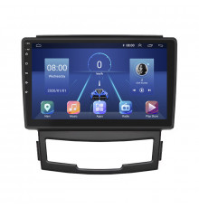 Штатна магнітола Lesko для SsangYong Korando III 2010-2013 9" 2/32Gb 4G Wi-Fi GPS Top (10281-53816)