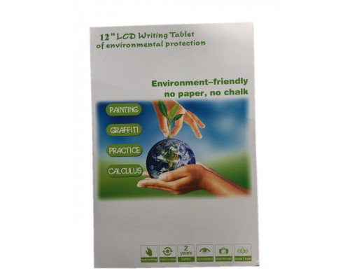 Графічний планшет LCD Writing Tablet 12 дюймів Планшет для малювання White (HbP050392) Графічний планшет LCD Writing Tablet 12 дюймів Планшет для малювання White (HbP050392)