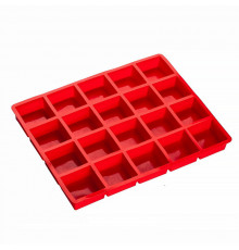 Силіконова форма CUMENSS AI-820 Cube 20 Red для льоду
