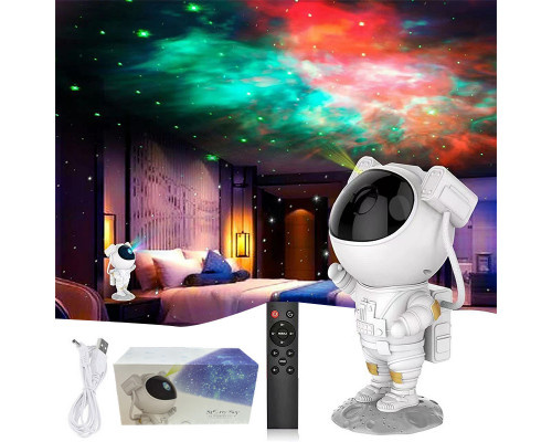 Проектор-нічник Starry sky Астронавт 20210907 White 12 режимів 13057-83965