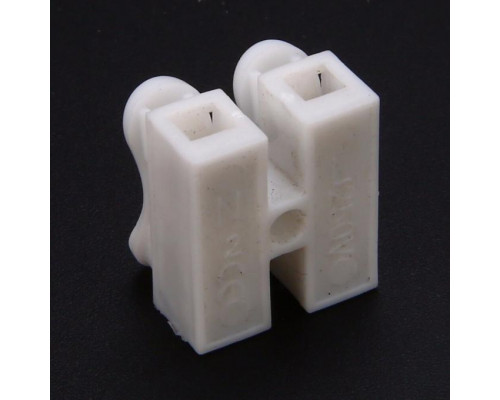 Набір з'єднувачів для дроту PW CH-2 клемні колодки на два контакти 30 шт Білий (C051301-30)