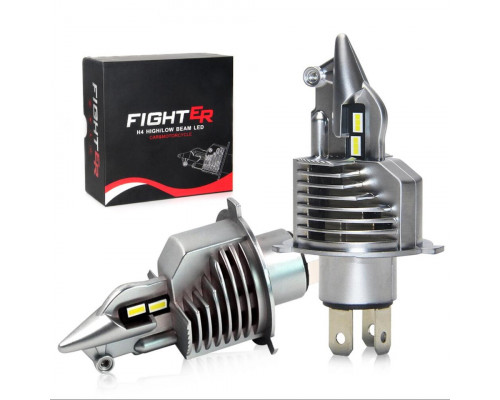 Комплект світлодіодних LED ламп HeadLight FIGHTER H4 60W/set 9-30v 6000K Комплект світлодіодних LED ламп HeadLight FIGHTER H4 60W/set 9-30v 6000K