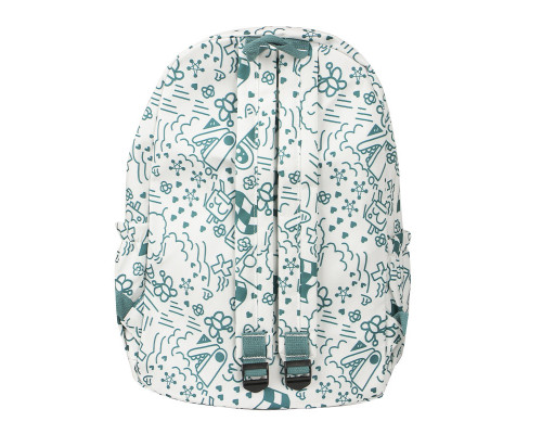 Рюкзак підлітковий No Brand 5154 31х13 см White-Green 13081-84482