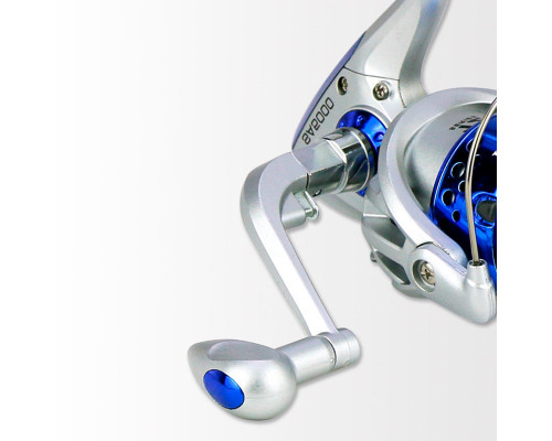 Котушка безінерційна yumoshi SA 7000 Silver-Blue 5431-58105