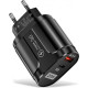 Зарядний пристрій Xiamen USB Type-C Super Charge/Quick Charge 3.0 PD 20W Black (050559)