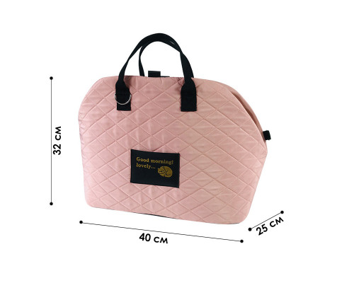 Сумка-перенесення для тварин XMAOERS S82 40х32 см Рожевий 13209-84398