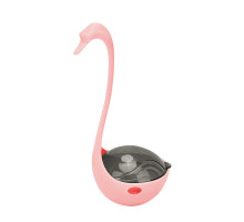 Іграшка-кормушка No Brand DT-1223 Лебідь 17 см Pink 12756-84189