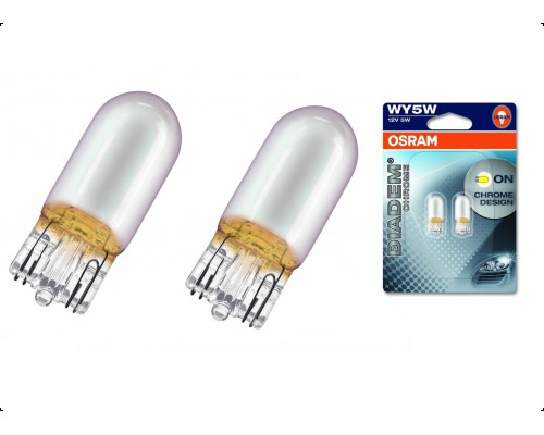 Автолампа ук. OSRAM 2827DC-02B Diadem Chrome WY5W 12V W2,1X9,5D 10X2 Blister Автолампа ук. OSRAM 2827DC-02B Diadem Chrome WY5W 12V W2,1X9,5D 10X2 Blister