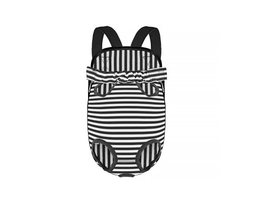 Рюкзак-кенгуру для тварин No Brand DT834 Strip Black-White S 12704-84183