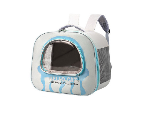 Рюкзак-перенесення для котів і собак Taotaopets 247722 34х29,5 см Blue 12985-83984