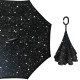 Парасолька зворотного додавання Up-Brella Сузір'я Чорний (2907-13266)