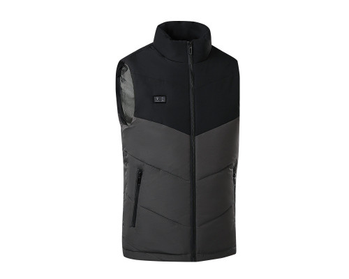 Жилетка з підігрівом Lesko 2208 2XL Black-Grey Жилетка з підігрівом Lesko 2208 2XL Black-Grey