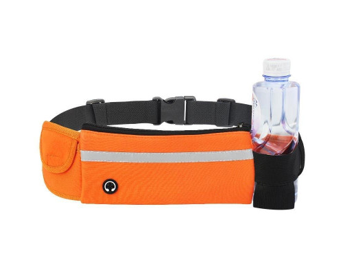 Сумка для бігу на пояс RunningBag з кишенею на пляшку Orange (HbP0506203) Сумка для бігу на пояс RunningBag з кишенею на пляшку Orange (HbP0506203)