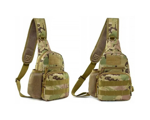 Рюкзак тактичний на одне плече Aokali Outdoor A14 20L Camouflage CP Рюкзак тактичний на одне плече Aokali Outdoor A14 20L Camouflage CP