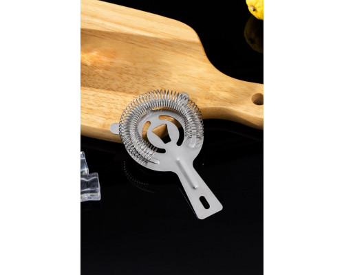 Стрейнер для бару ТМ сито для коктейлів 140х93 мм Сріблястий (С051372)