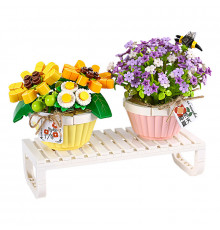 3D конструктор набір Loz 1674 Букети квітів у горщику 543 деталей